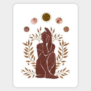 Astro Celestial Feminine Stylish Prints Magnet